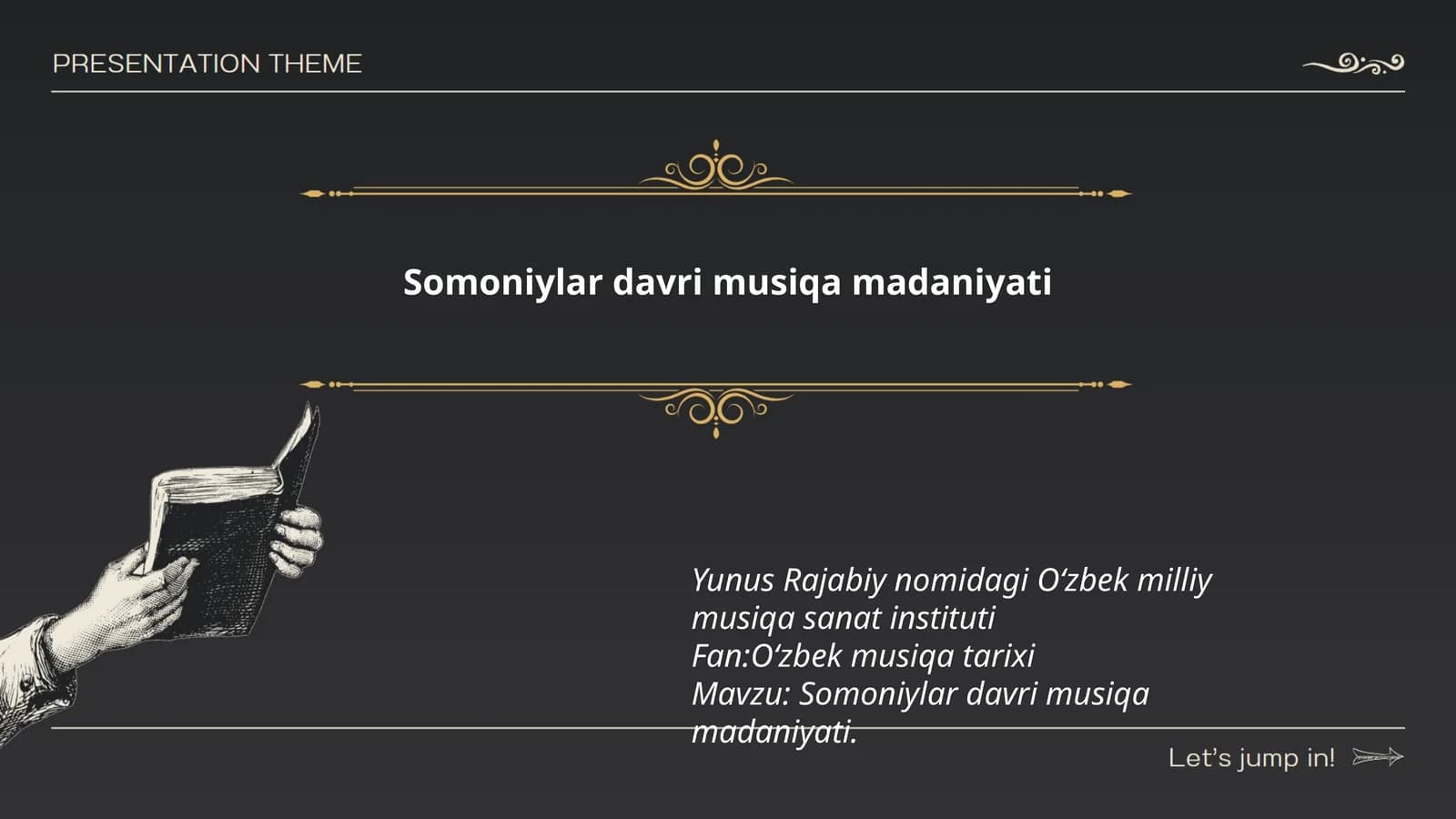 Somoniylar davri musiqa madaniyati