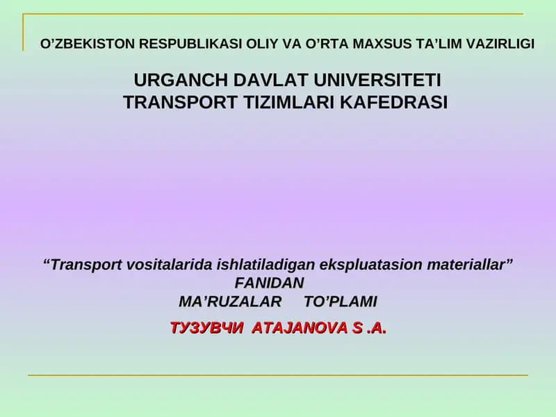 Dizel yonilg‘ilari