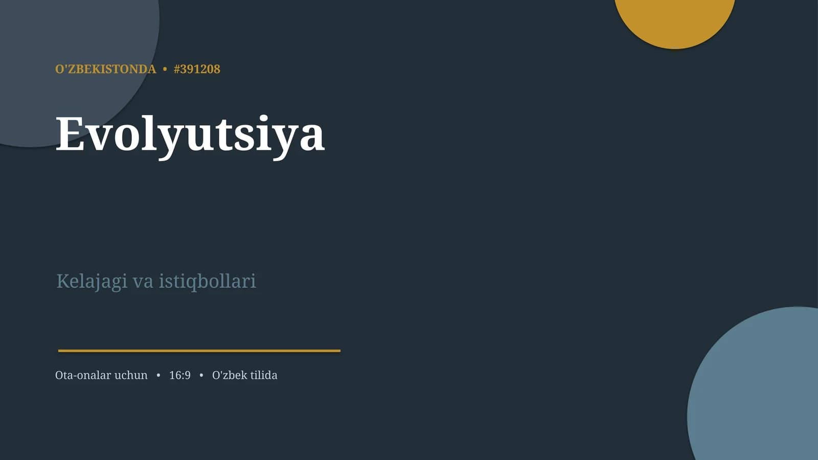 Evolyutsiya