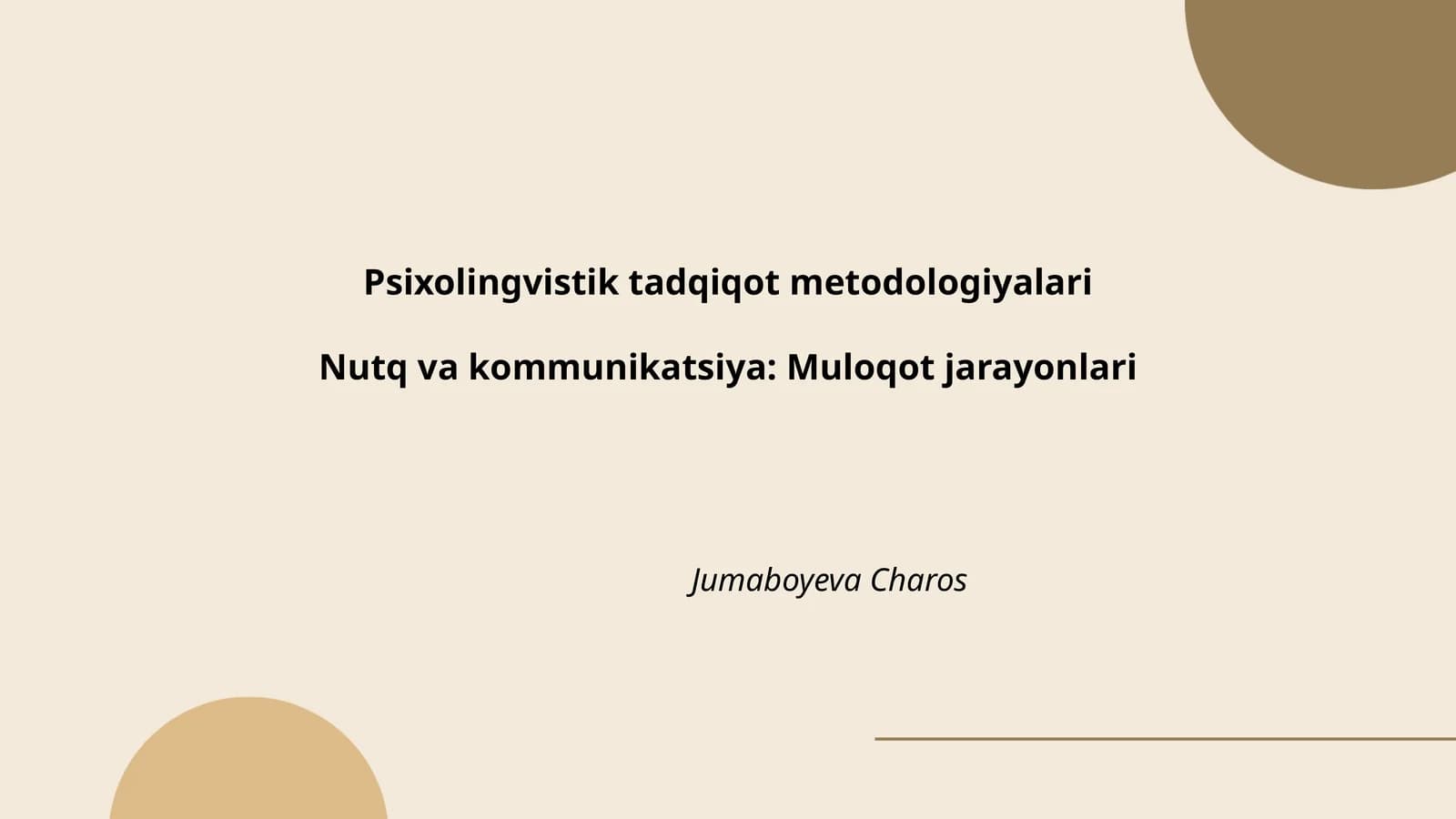 Psixolingvistik tadqiqot metodologiyalari