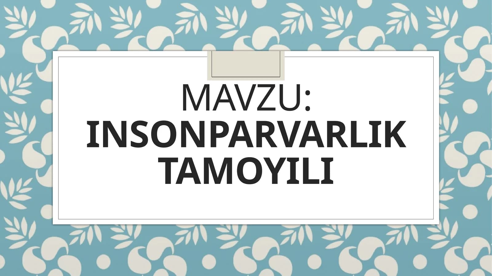 Insonparvarlik