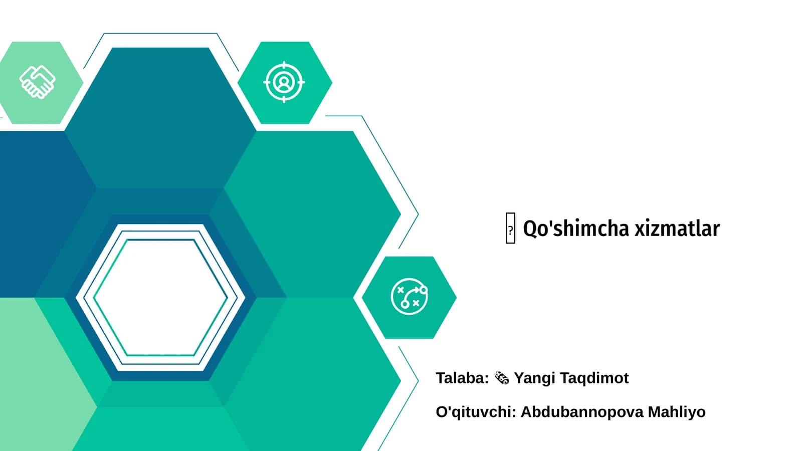 Qo'shimcha xizmatlar