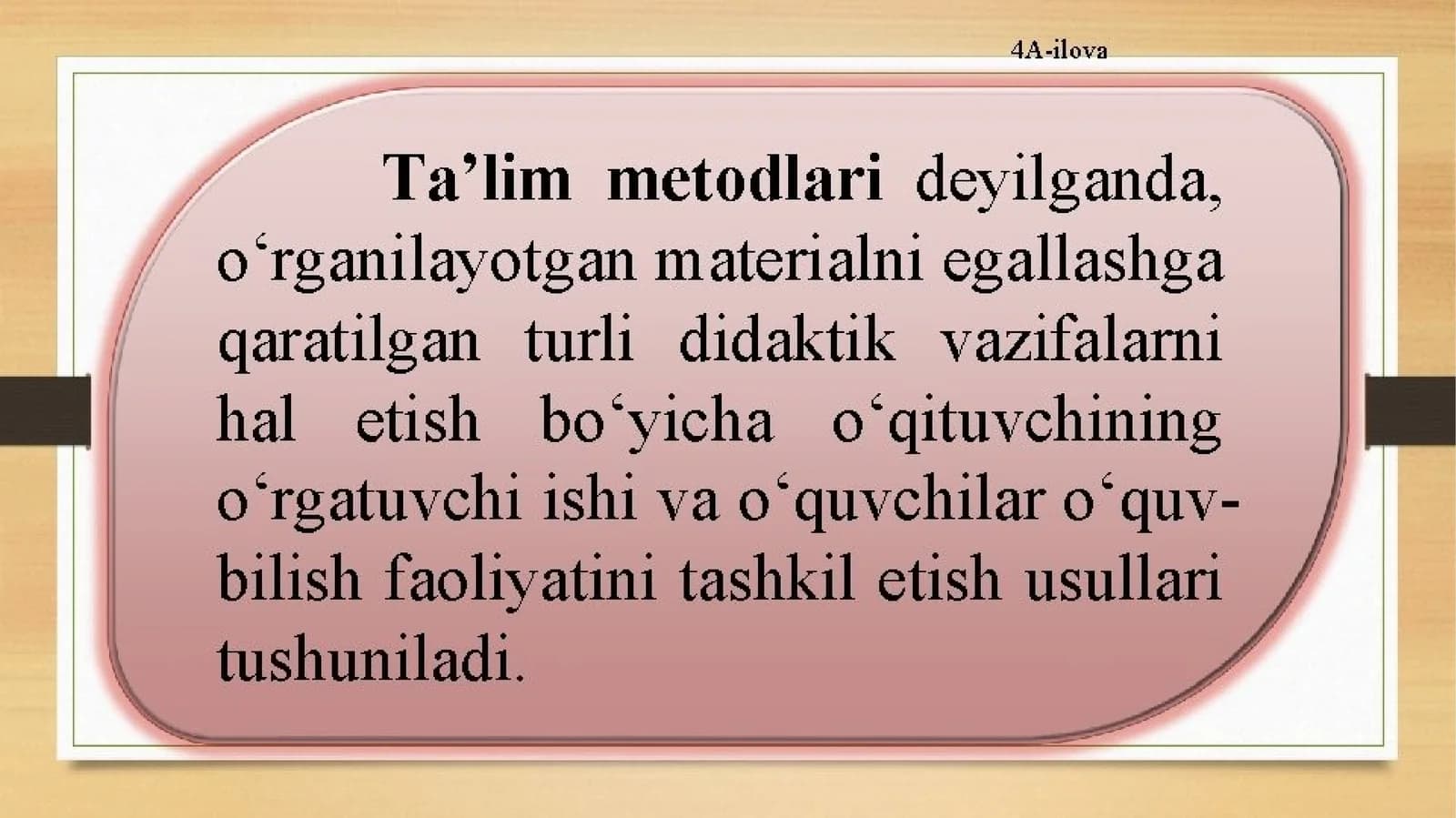 Taʼlim metodlari
