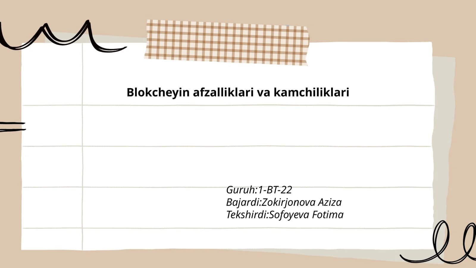 Blokcheyin afzalliklari va kamchiliklari