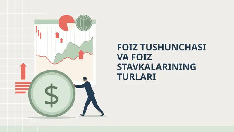 FOIZ TUSHUNCHASI VA FOIZ STAVKALARINING TURLARI