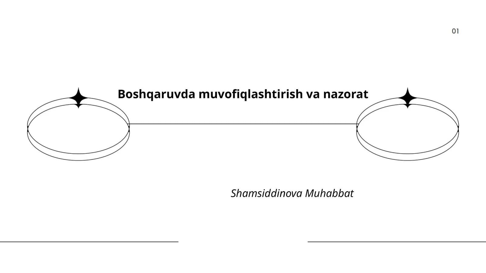 Boshqaruvda muvofiqlashtirish va nazorat