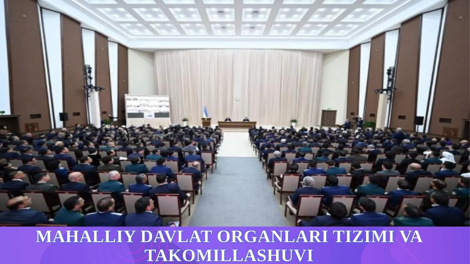 MAHALLIY DAVLAT ORGANLARI TIZIMI VA TAKOMILLASHUVI