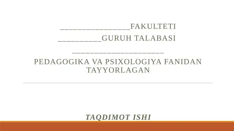 Pedagogika fanining ilmiy tadqiqot metodlari va ularning tasnifi