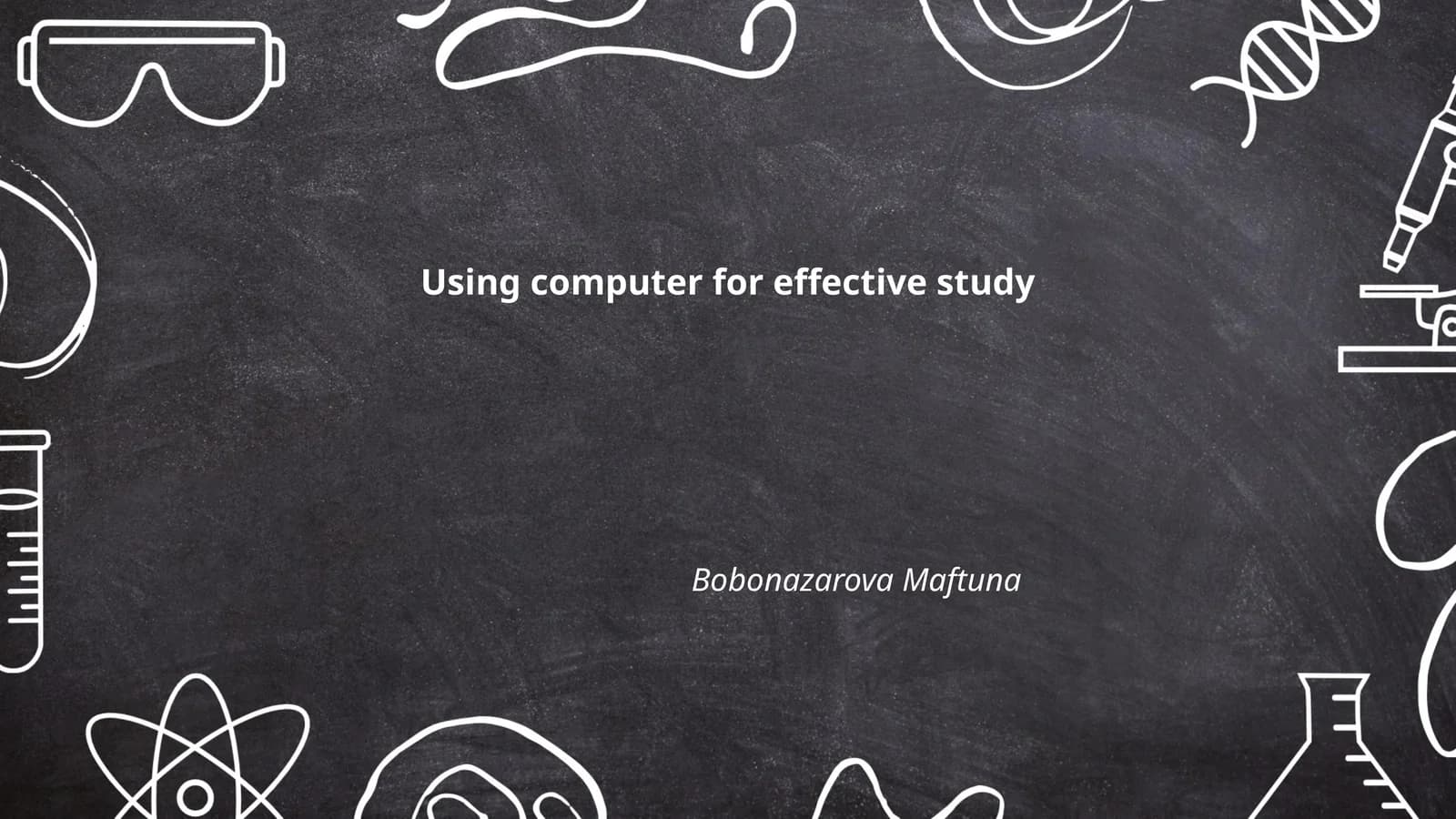 Using computer for effective study