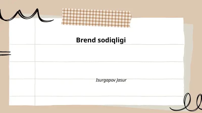 Brend Sodiqligi