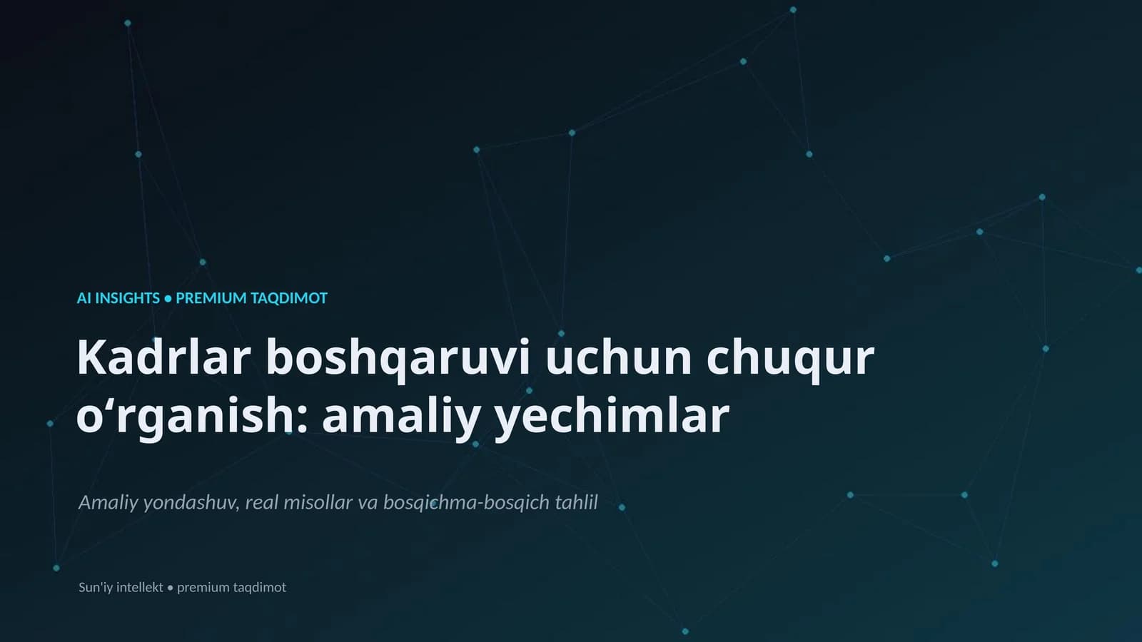 PREMIUM TAQDIMOT