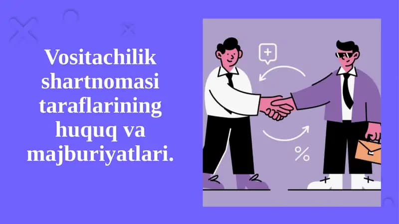 Vositachilik shartnomasi