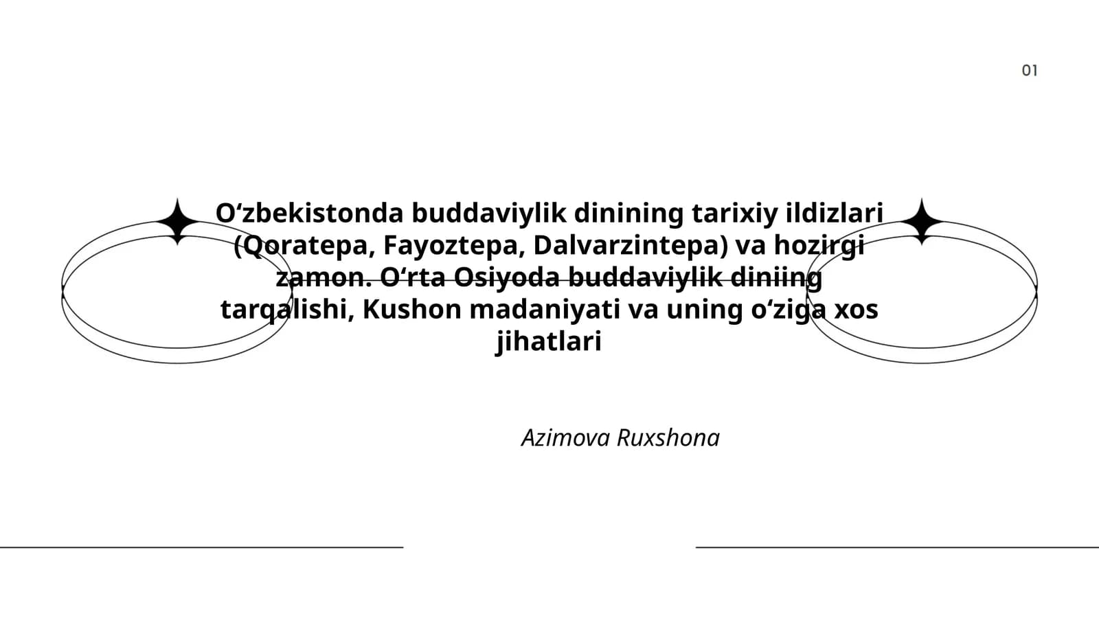 Oʻrta Osiyoda buddaviylik diniing tarqalishi