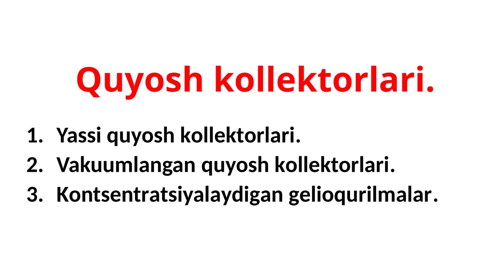 Yassi quyosh kоllеktоrlаri