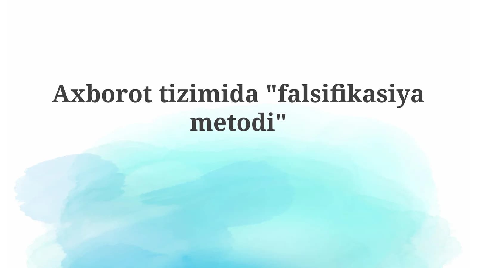 Falsifikatsiya Oldini Olish Strategiyalari