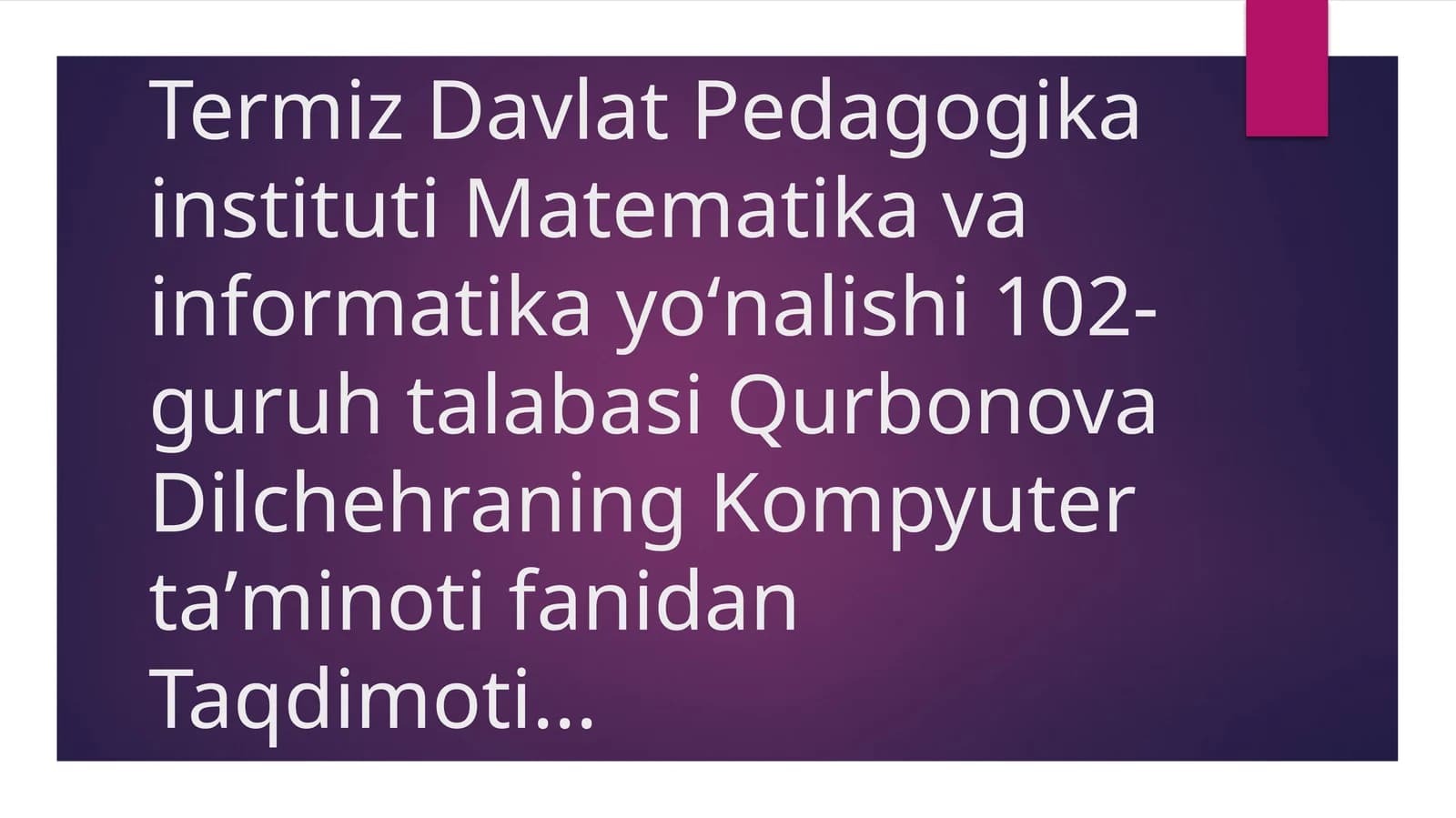 Onaplataga YangioʻrnatilganHaritaniishini BIOS orqali boshqarish