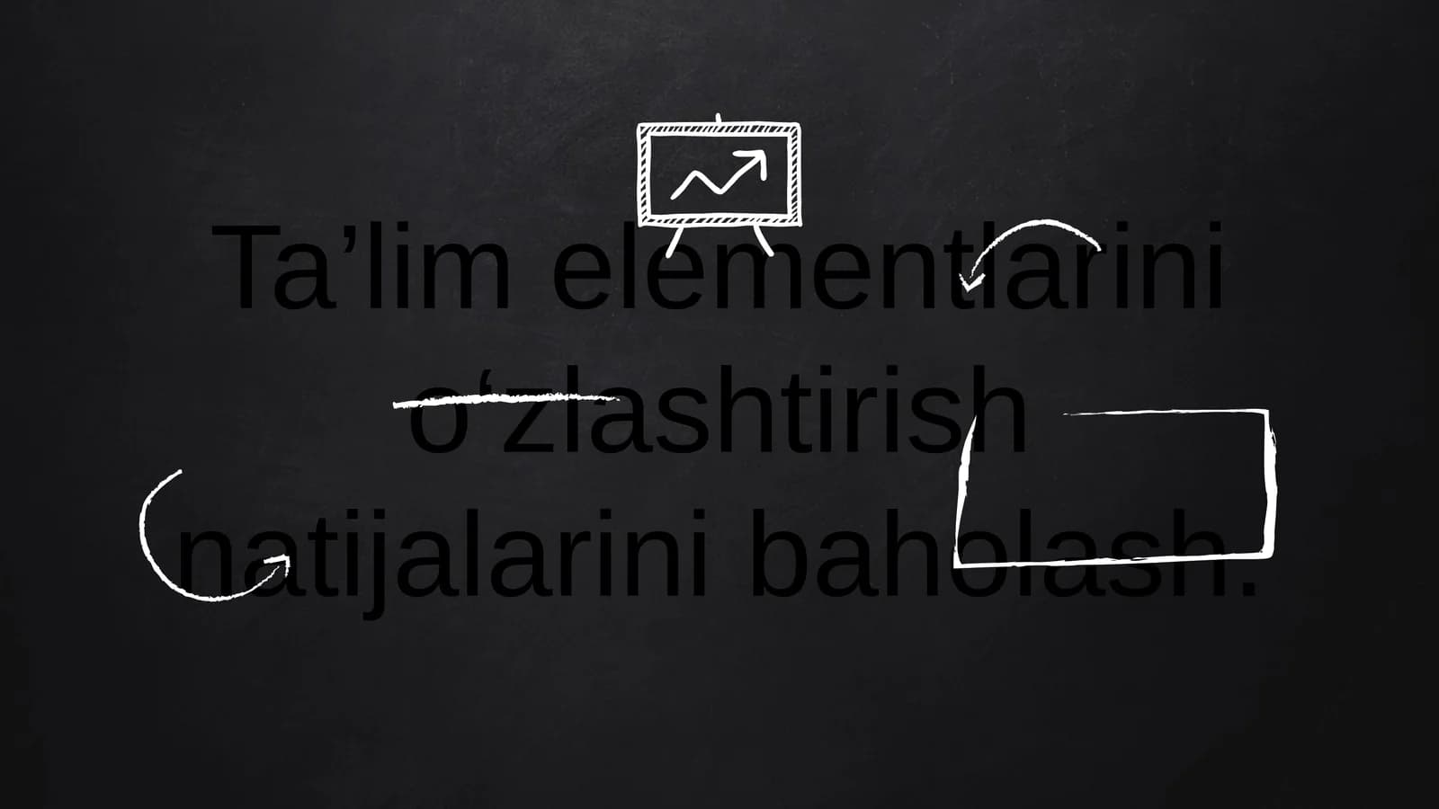 Ta’lim elementlarini o‘zlashtirish natijalarini baholash