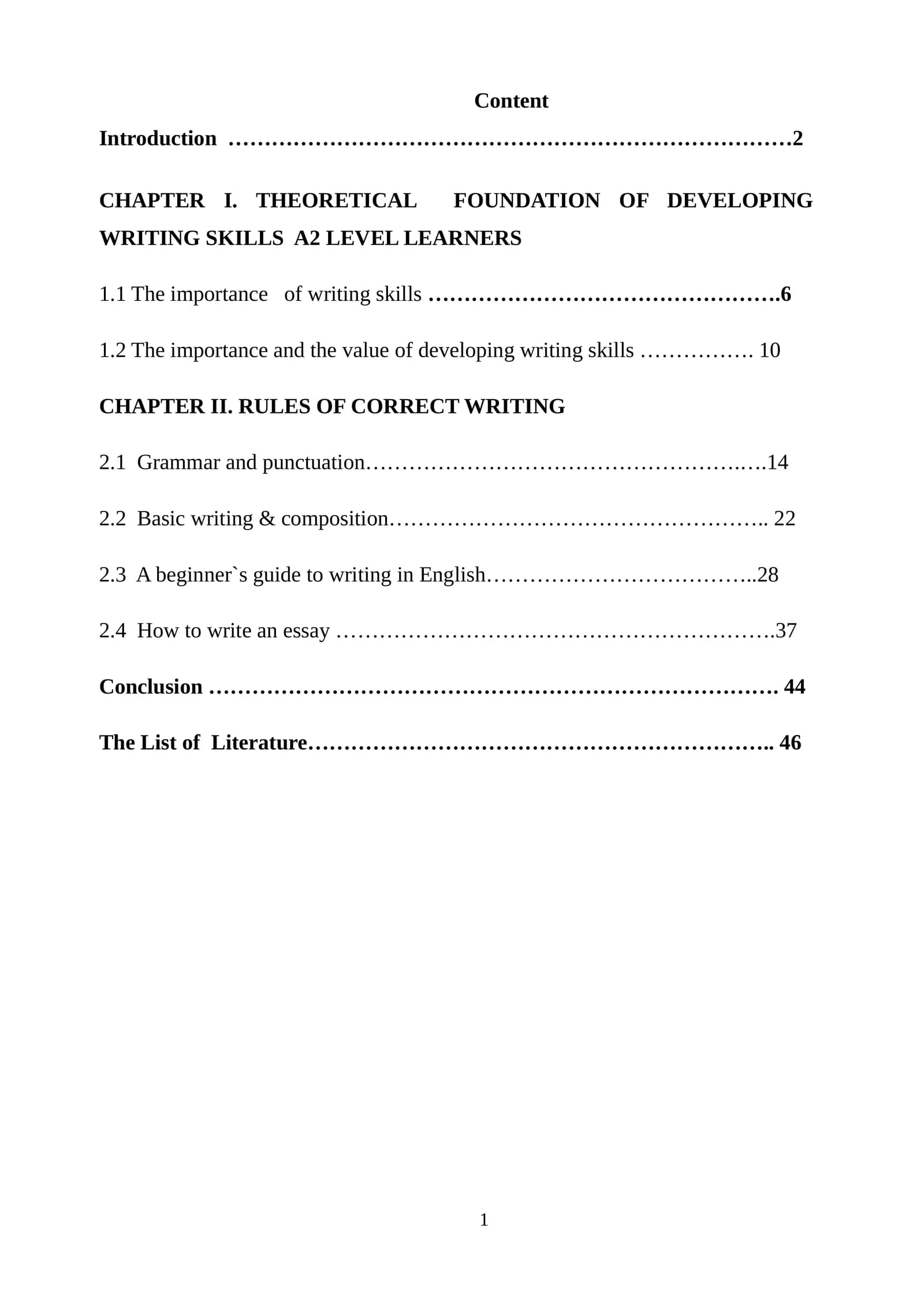 Developing Writing Skills A2 Level Learners