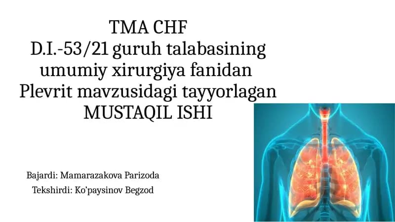 Yiringli plevrit