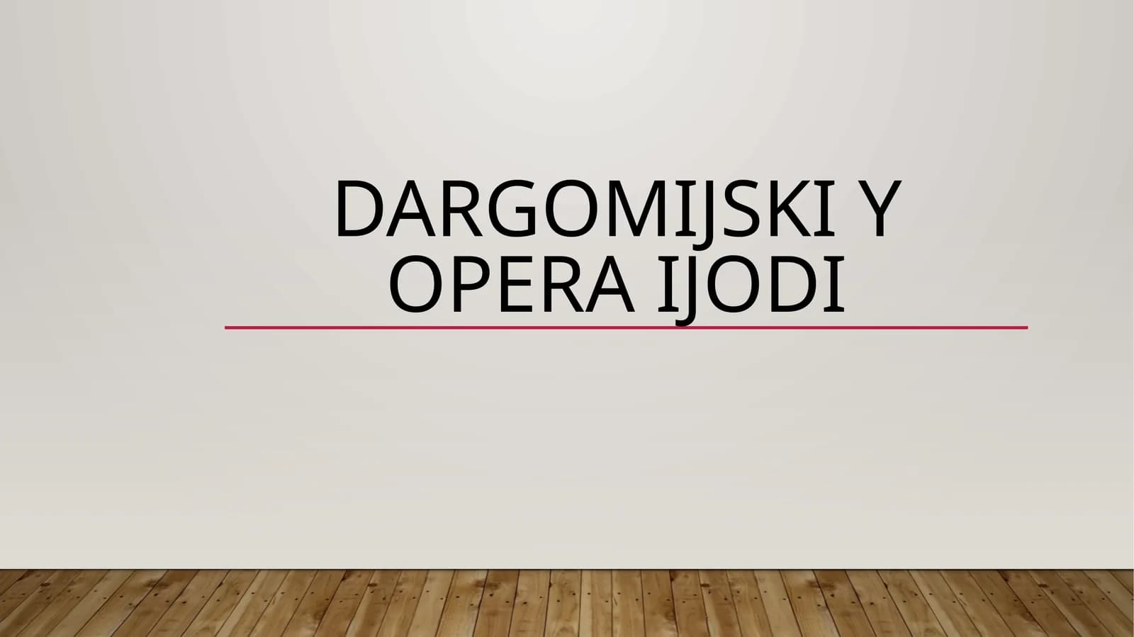 Dargomijskiy operalari