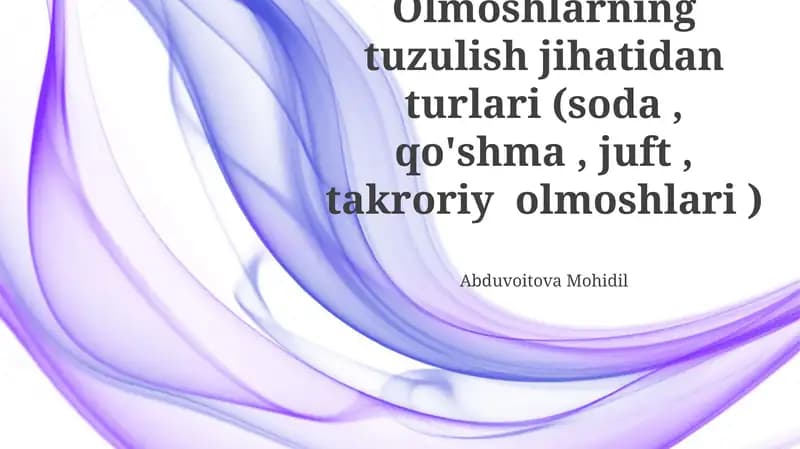 Murakkab olmoshlar