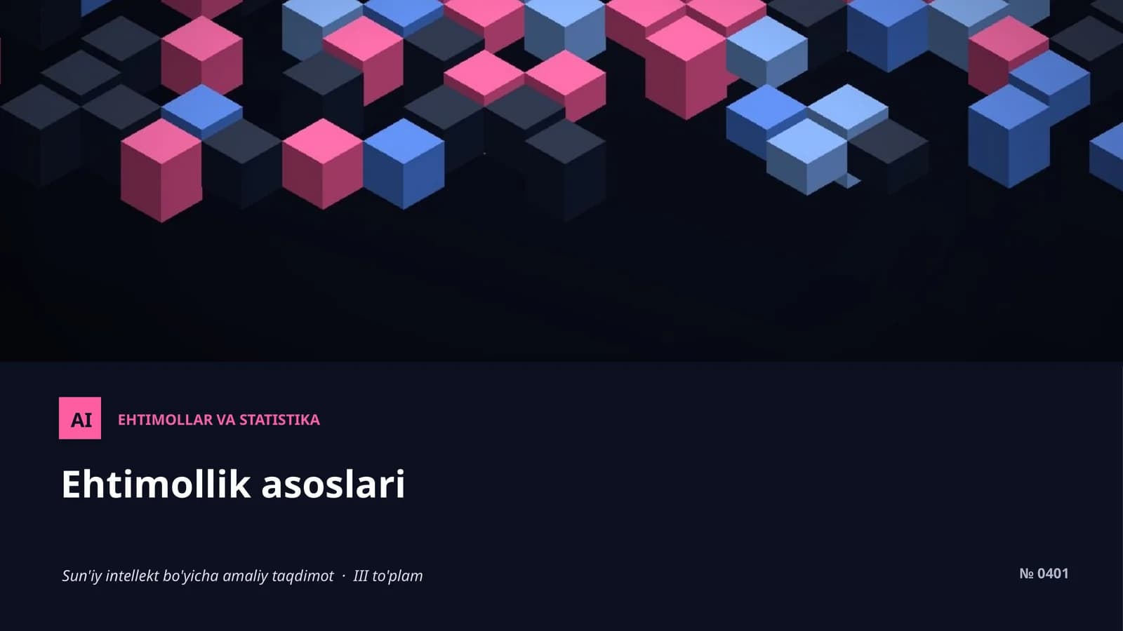 Ehtimollar va statistika