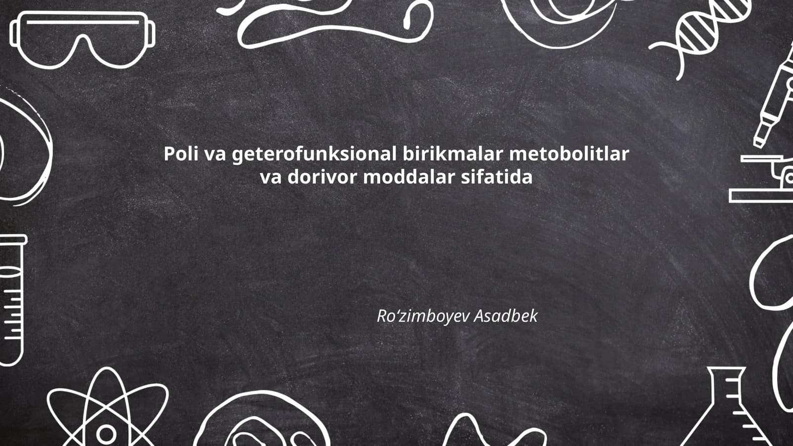 Poli va geterofunksional birikmalar