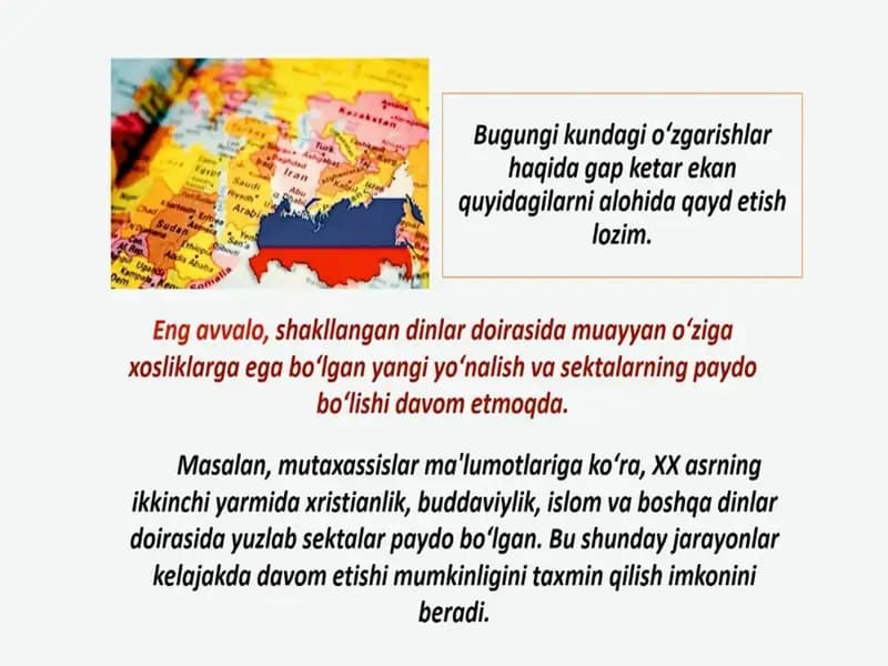 Zamonaviy diniy harakatlar va sektalar