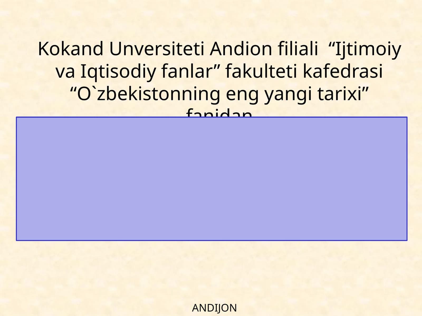 13-mavzu. Yangi O‘zbekistonda xalqchil va insonparvar davlat qurishning ijtimoiy-siyosiy ahamiyati
