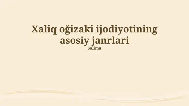 Xaliq Oʻgʻuzaki ijodining asarlar