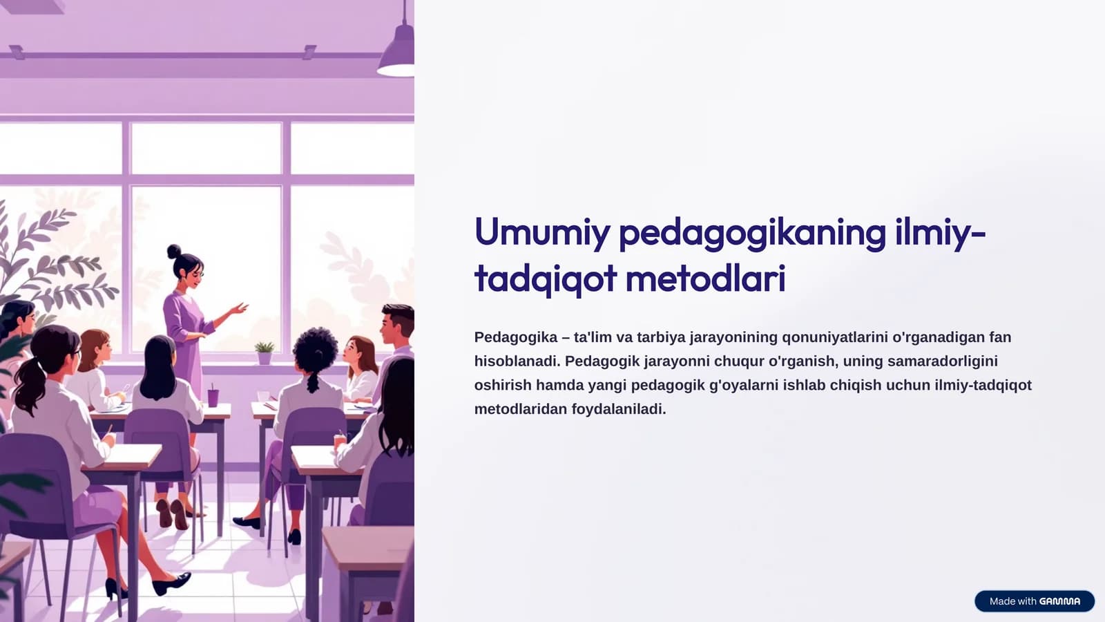 Umumiy-pedagogikaning ilmiy-tadqiqot metodlari