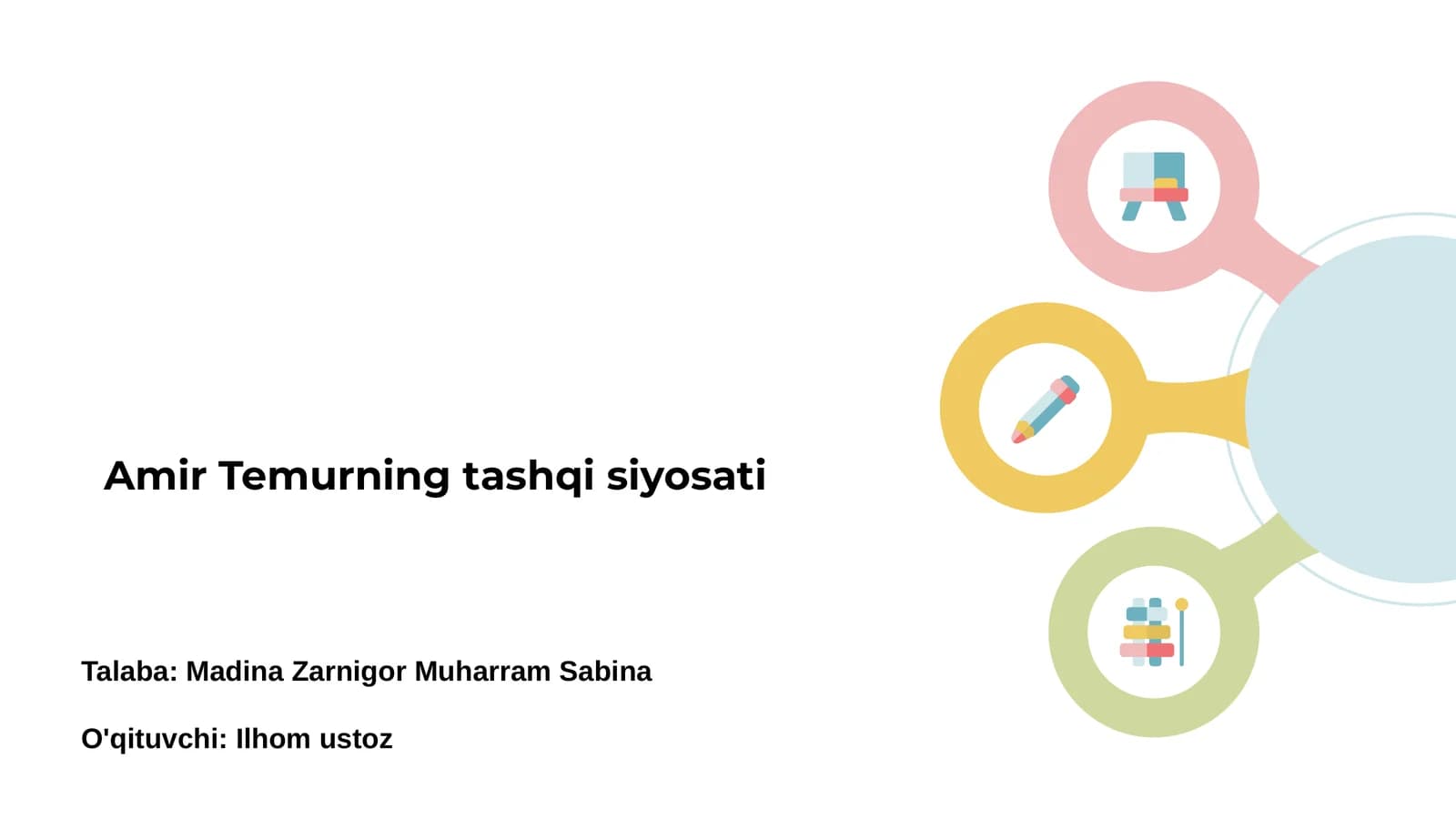 Amir Temurning tashqi siyosati