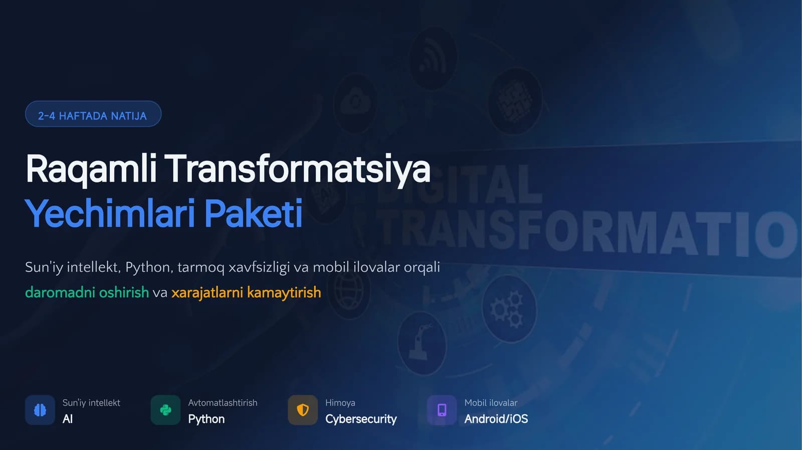 Raqamli Transformatsiya