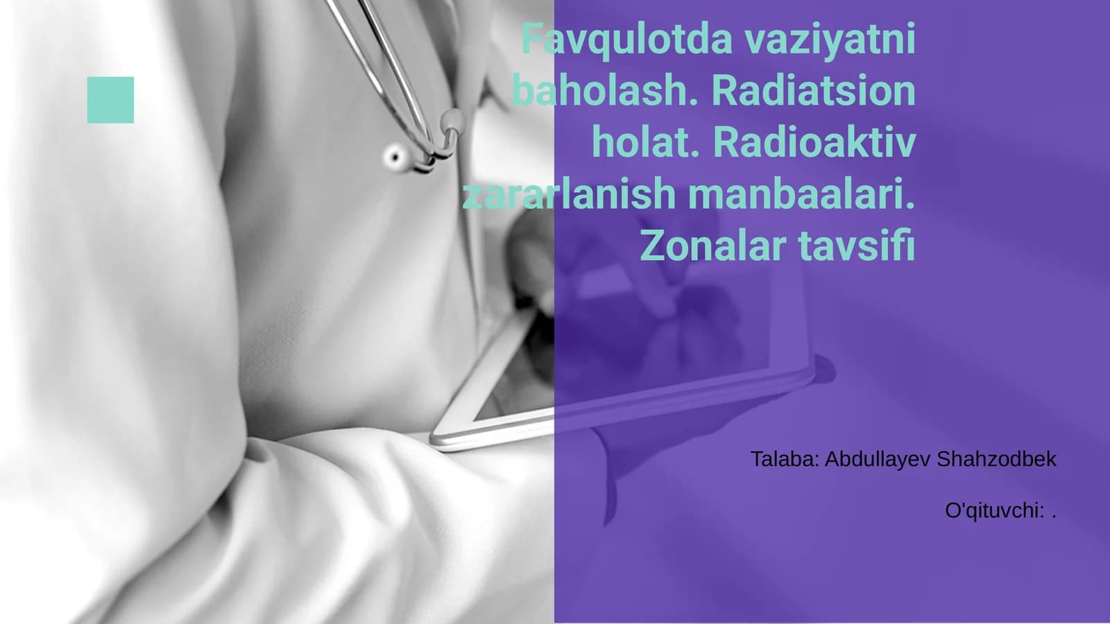 Zonalar tavsifi va joylashuvi