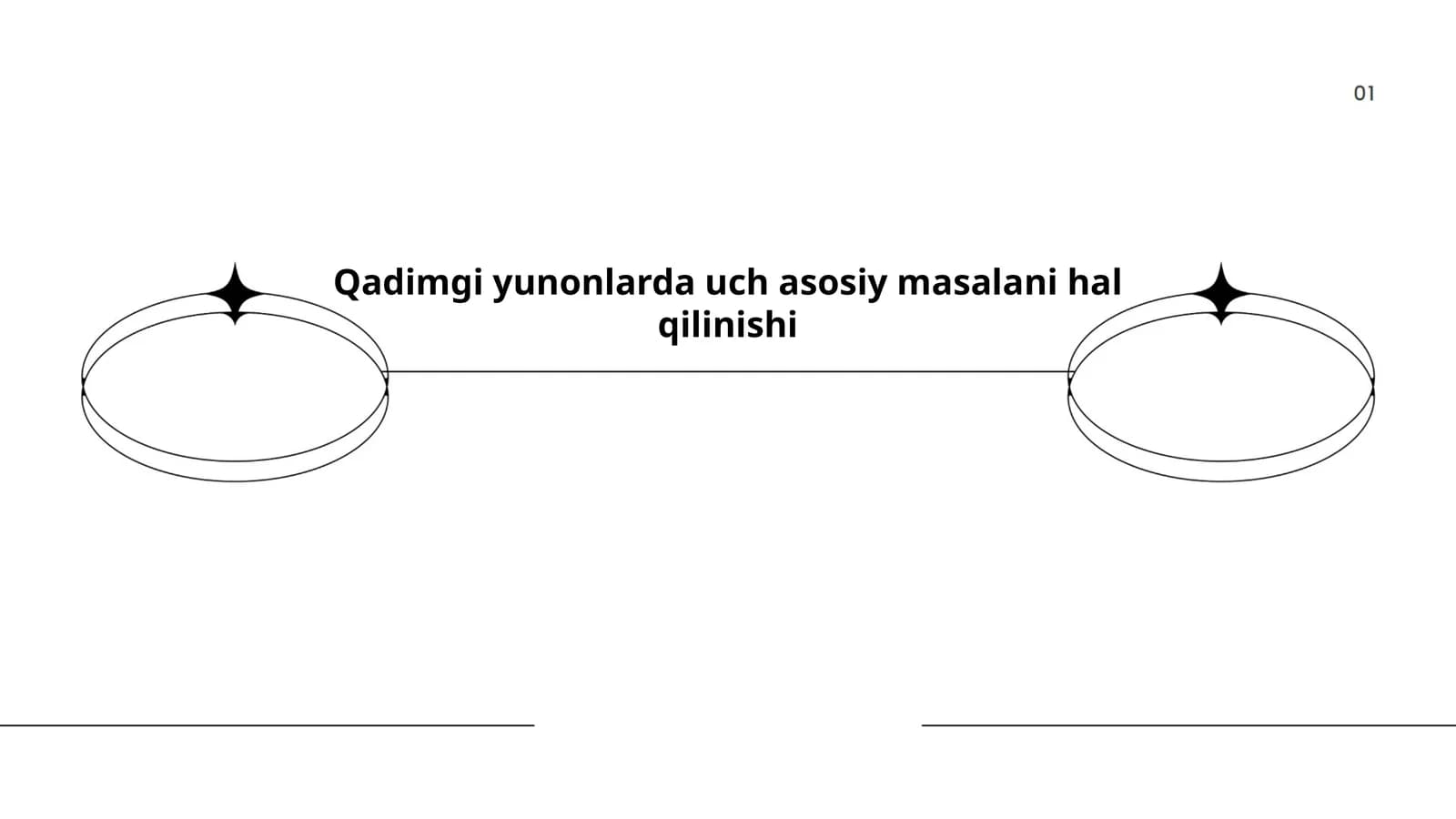 Qadimgi yunonlarda uch asosiy masalani hal qilinishi