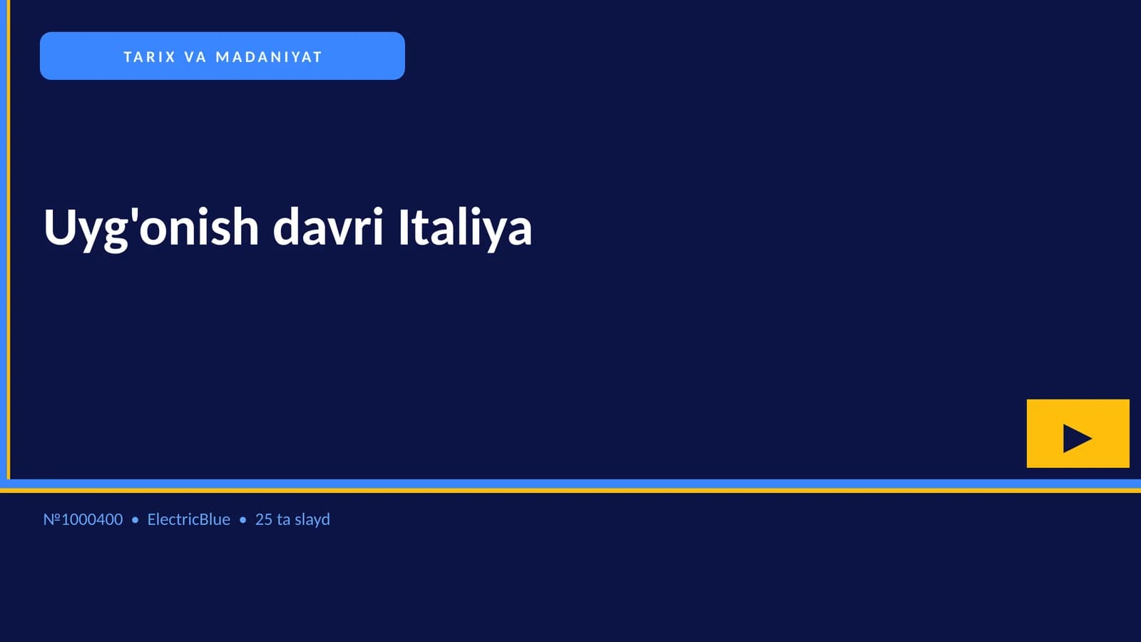 Uyg'onish davri Italiya