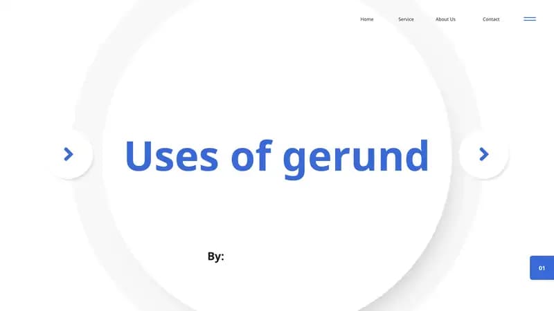 Uses of gerund