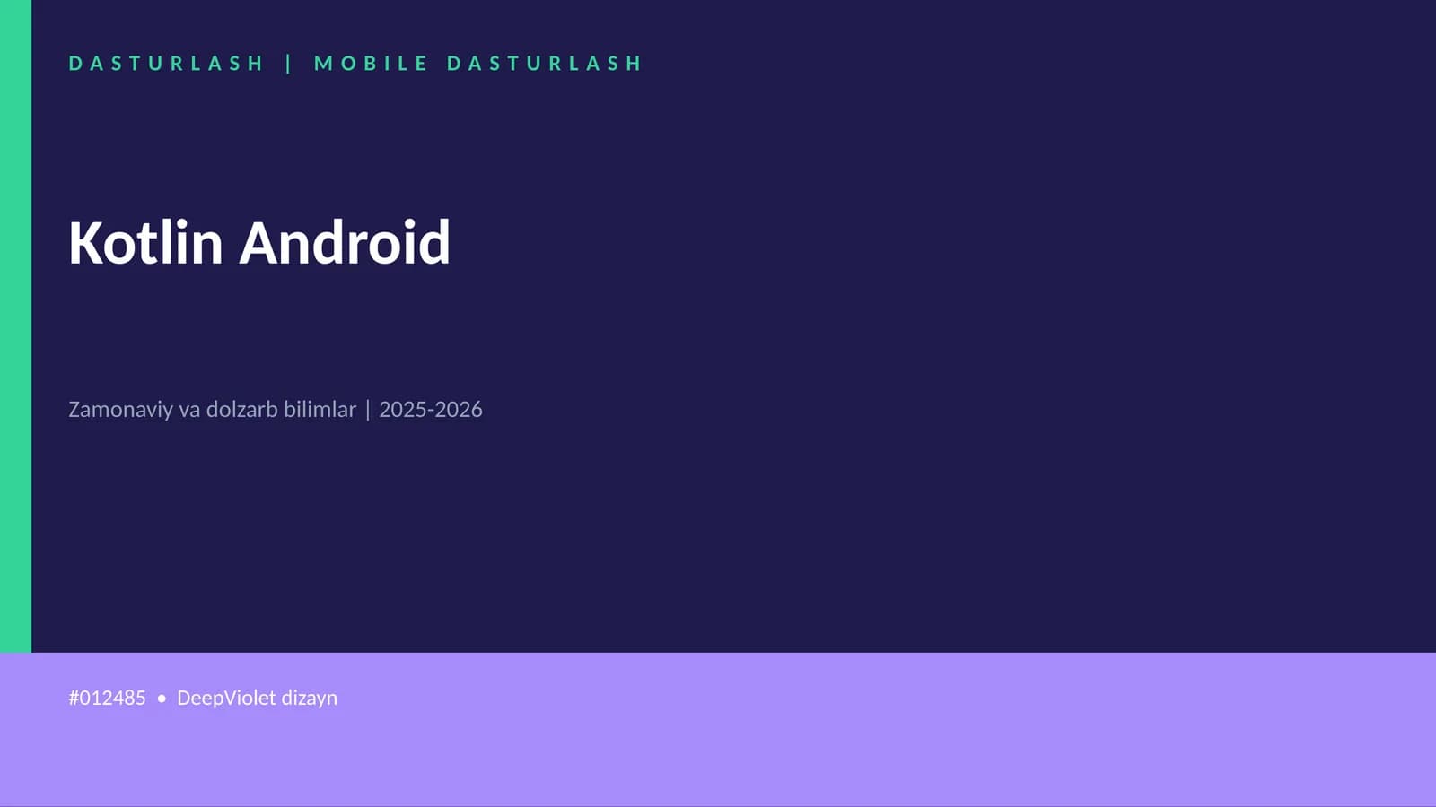 Kotlin Android