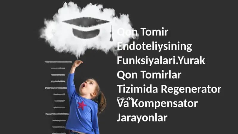 Qon Tomir Endoteliysining Funksiyalari