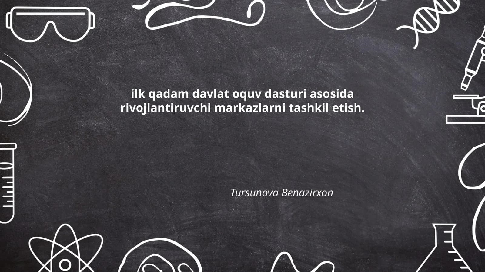 Ilk qadam davlat oquv dasturini rivojlantirish