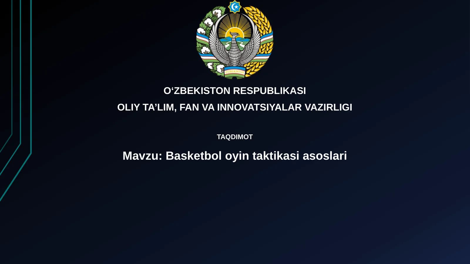 Basketbol oyin taktikasi asoslari