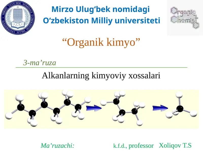 Organik kimyo