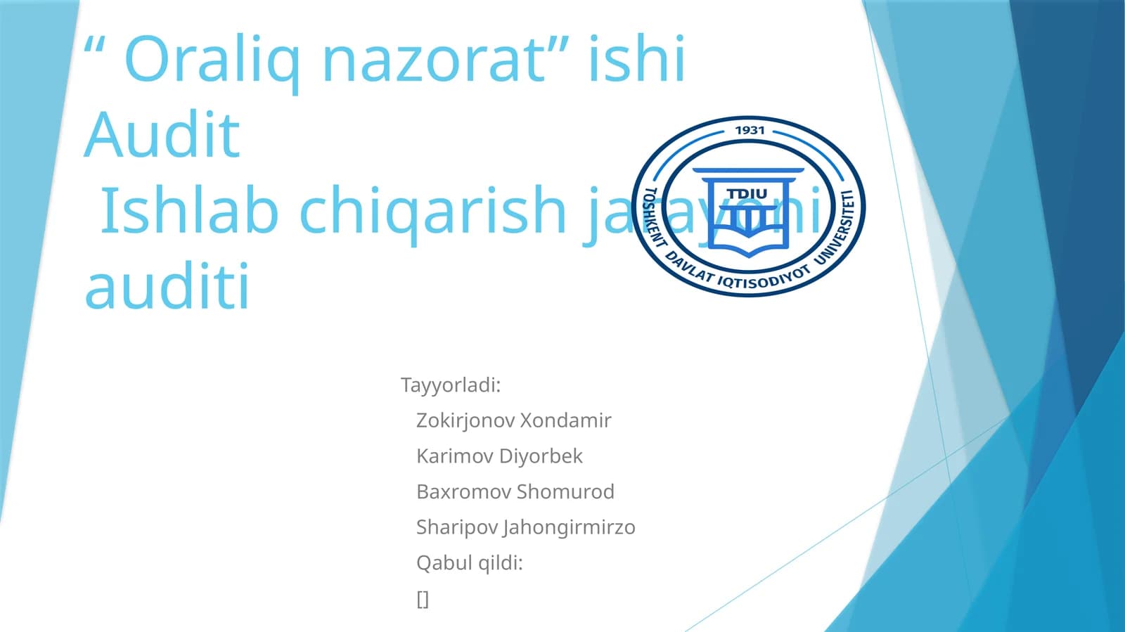 Audit