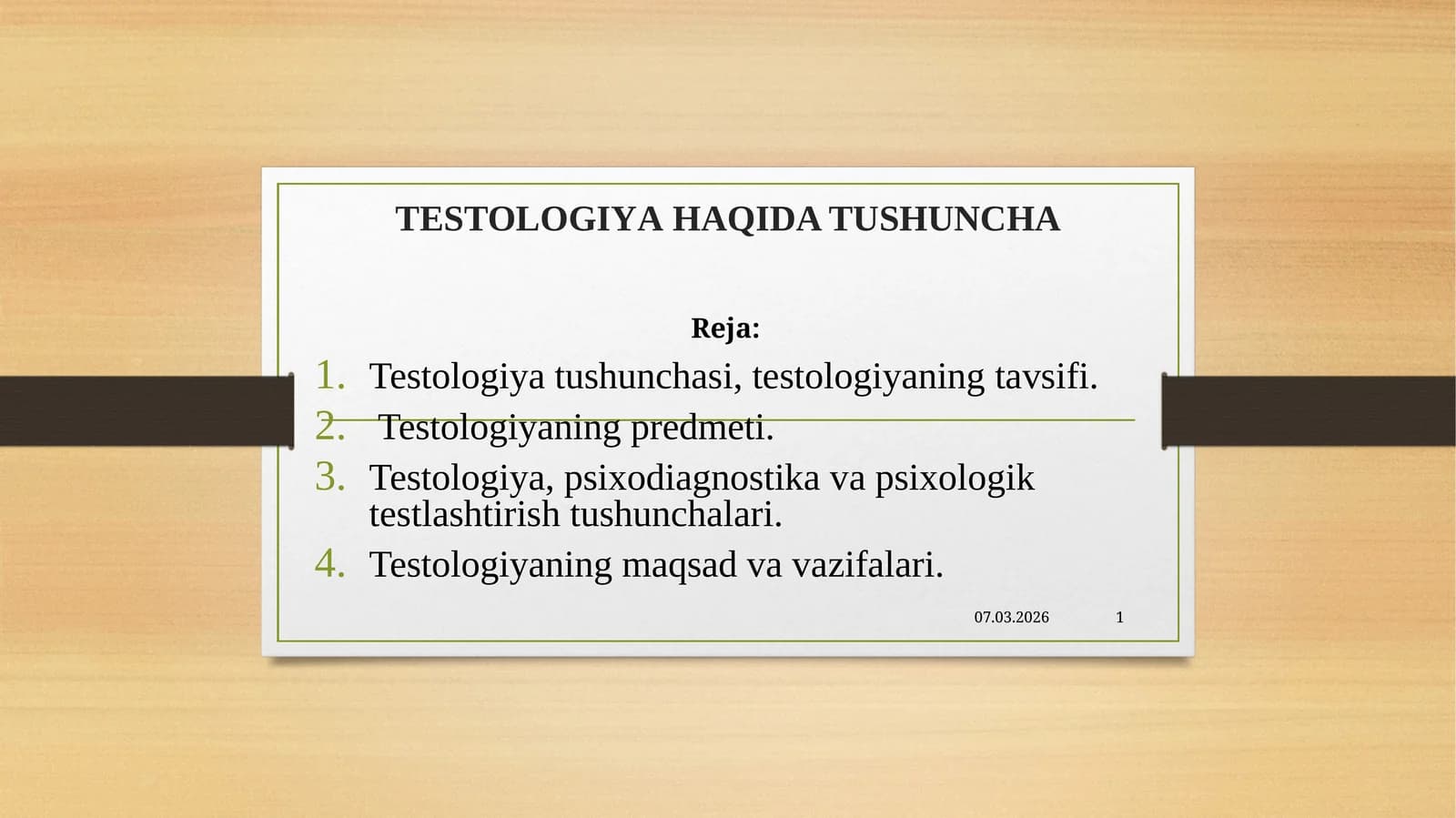 Testologiya
