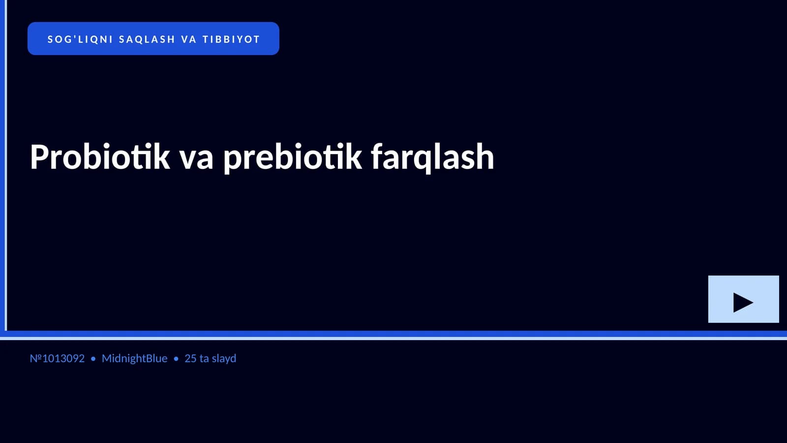 Probiotik va prebiotik farqlash