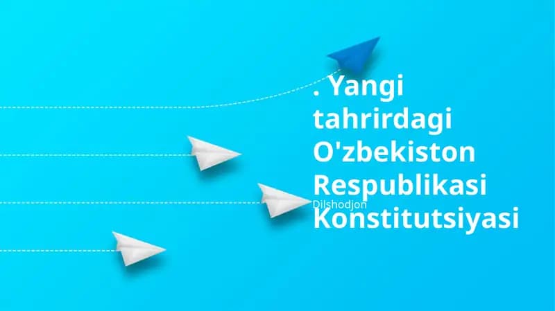 O'zbekiston Respublikasi Konstitutsiyasi