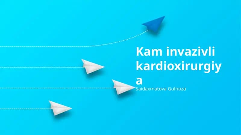 Minimal Invaziv Yurak Jarrohligi