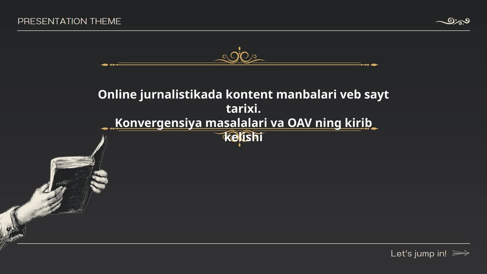 Onlayn Jurnalistika va Medialar