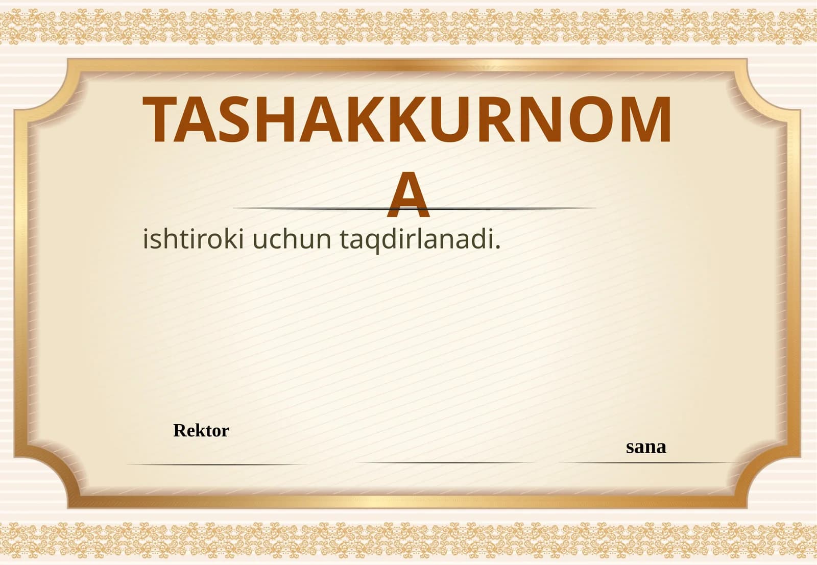 tashakkurnoma