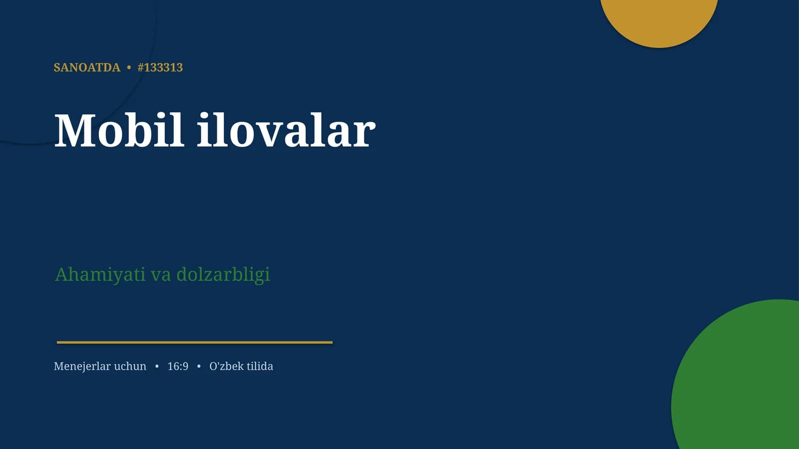 Mobil ilovalar